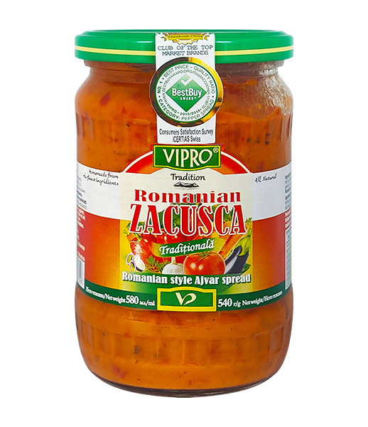 Vipro Romanian Zacusca Ajvar 6x580ml