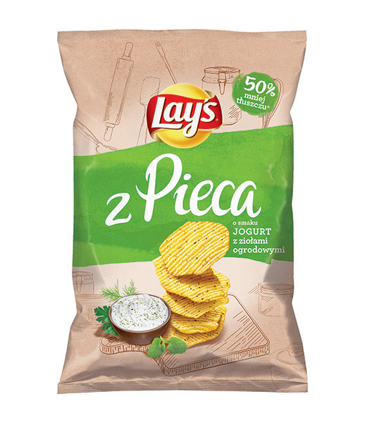 Crisps Lays z Pieca Yogurt with Garden Spices 26x110g