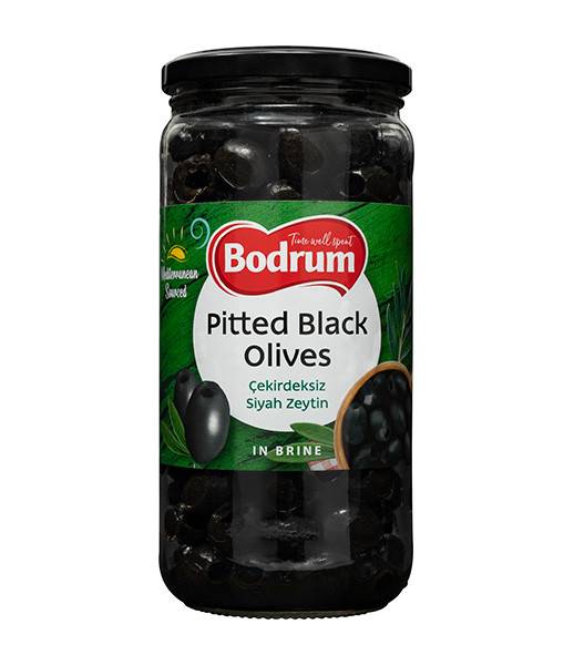 Bodrum Pitted Black Olives 6x720g