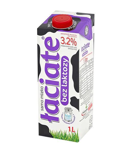 Laciate Milk Uht 3.2% (lactose free) 12x1L