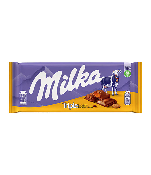 Milka Chocolate Triple Caramel 20x90g