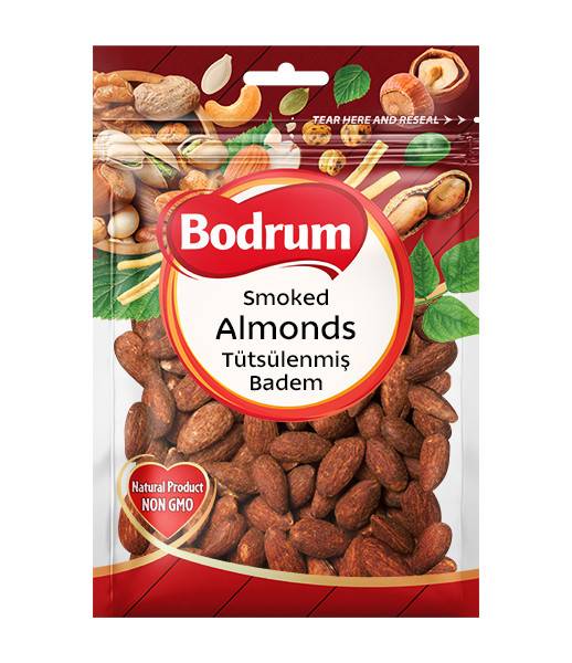 Bodrum Almonds Smoked 8x150g