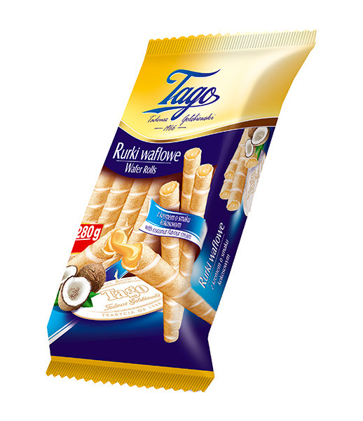 Tago (04) Wafer Rolls with Coconut 24x260g