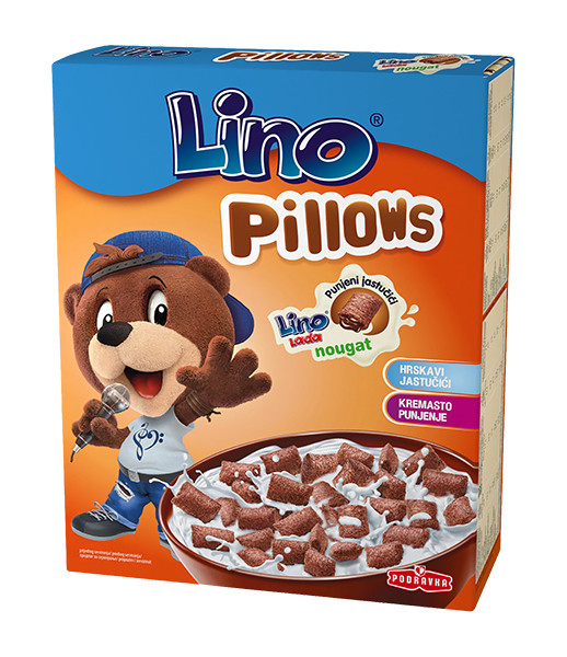 Podravka Lino pillows nougat 10x250g