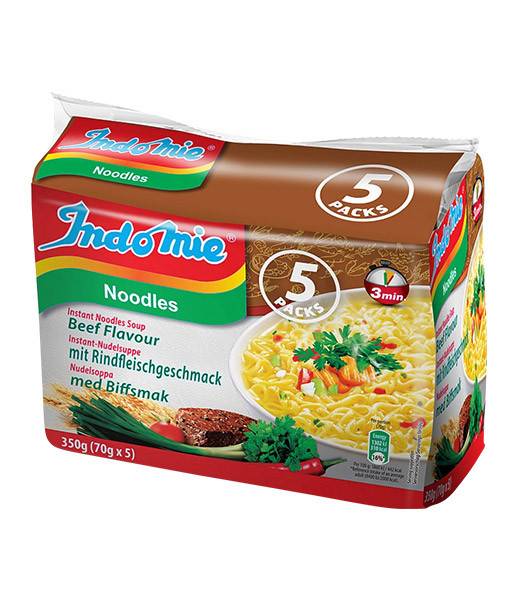 Indomie Noodles Beef 5pck 8x350g