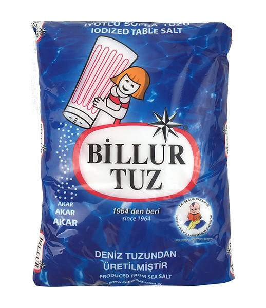 Billur Iodized Salt 30x750g