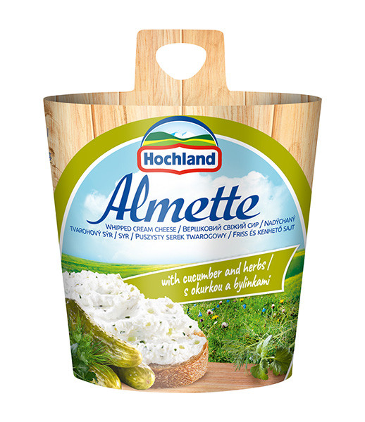 zz Hochland (02) Almette Ogorkiem (Cucumber & Herbs) Cheese (12) 1x150g