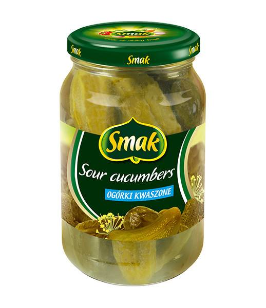 Smak Pickled Cucumbers in Brine 6x900g