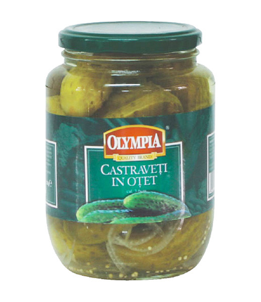 Olympia Cucumbers in Vinegar 6-9cm (Castraveti) 6x720ml