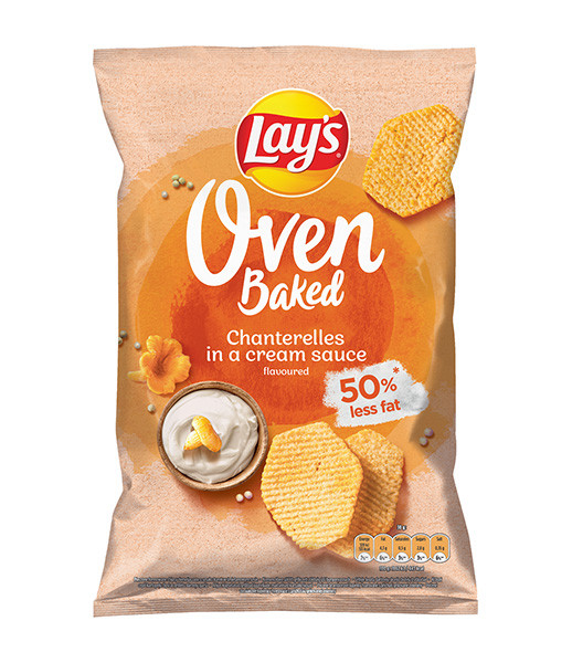 Crisps Lays Baked Chanterelles in Cream Souce 26x110g