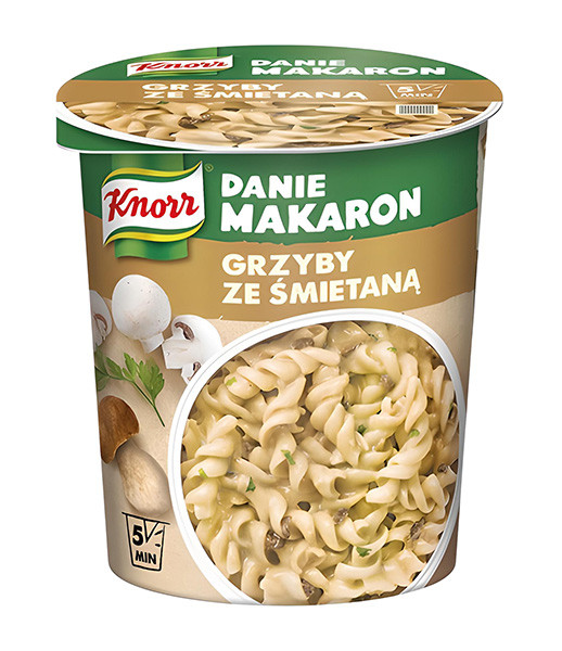 Knorr Pot Pasta Cream & Mushroom 8x59g