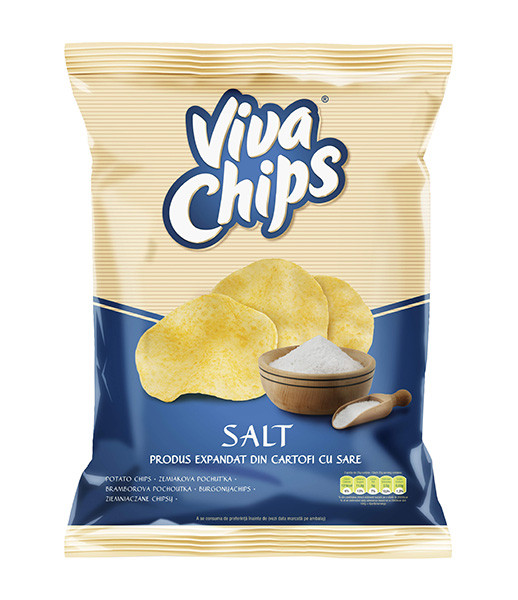 Crisps Viva Salt 20x100g