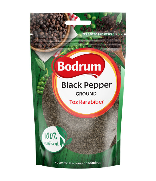 Bodrum Black Pepper Ground (Toz Karabiber) 8x100g