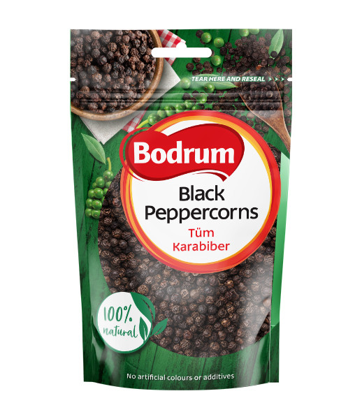 Bodrum Spice Black Peppercorns  (Tum Kara Biber) 8x100g