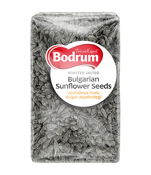 Bodrum Roasted & Salted Black Sunflower Seeds (Bulgarian) 6x400g