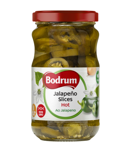 5Bodrum 370cc Jalapeno Slices Hot 6x330g