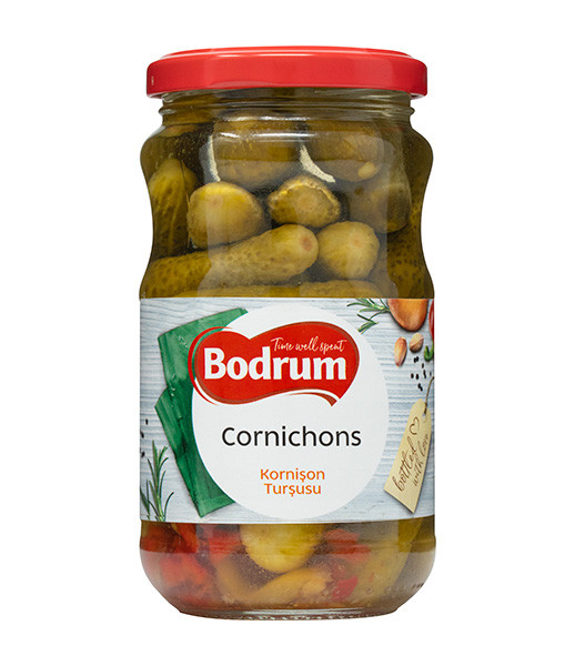 5Bodrum 370cc Cornichons Pickles 6x330g