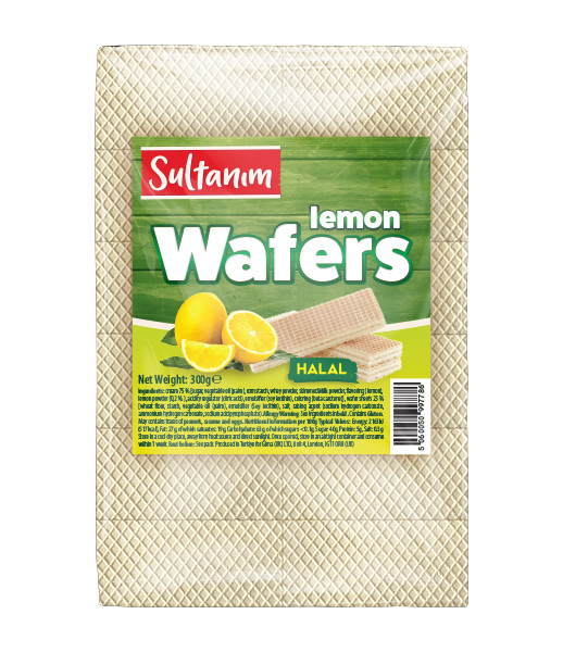 Sultanim Wafers with Lemon Halal 12x300g