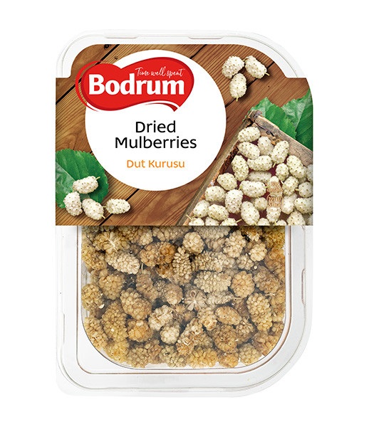 Bodrum Dried Mulberries (Dut Kurusu) (Tray) 6x150g