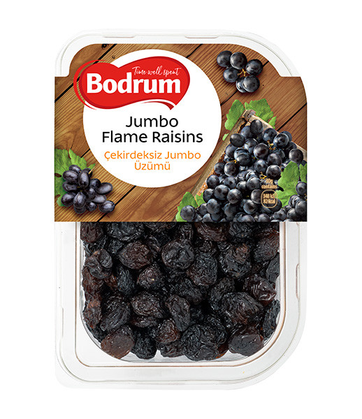 Bodrum Chilean Flamed Jumbo Raisins (Tray) 6x250g