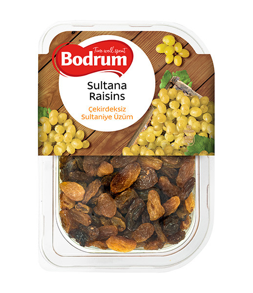 Bodrum Sultana Raisins (Tray) 6x250g