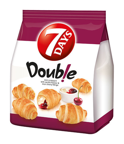 7Days Double Mini Cherry Vanilia Croissant 4285282 8x185g