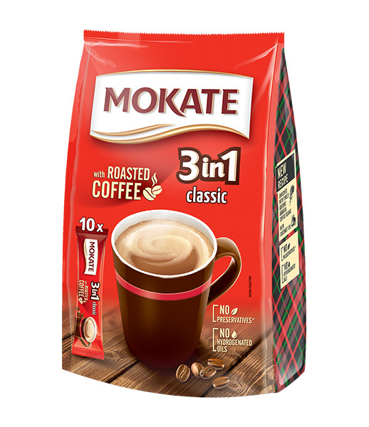 Mokate Instant Coffee 3in1bag (sticks) 10x10x17g