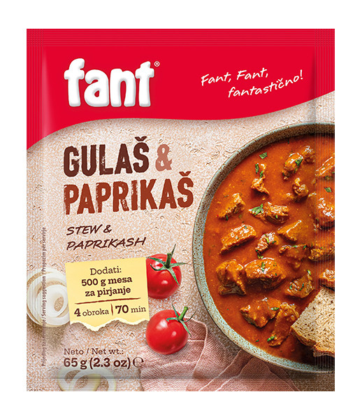 Podravka Fant for Gulas and Paprikas 22x65g