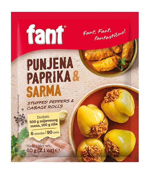 Podravka Fant for Stuffed Pepper & Sarma 22x60g