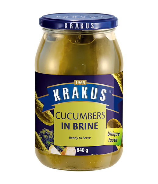 Krakus Cucumbers In Brine 6x840g