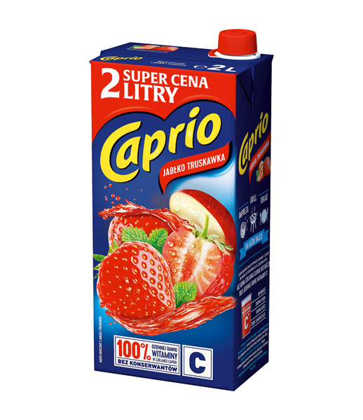 Caprio Apple Strawberry 6x2L