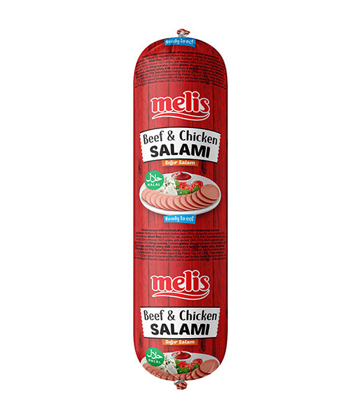 Melis Beef & Chicken Salami 10x500g