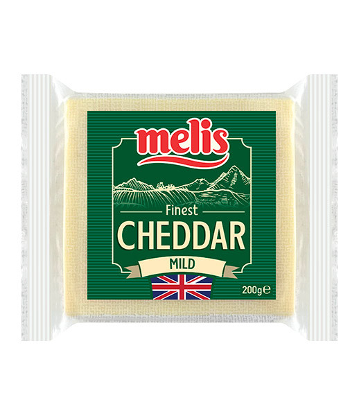 Melis Mild Cheddar 8x200g