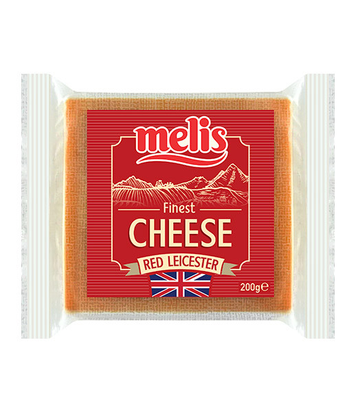 Melis Red Leicester Cheddar 8x200g