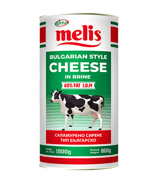 Melis Cow Cheese Bulgarian Style (Tin) 6x800g