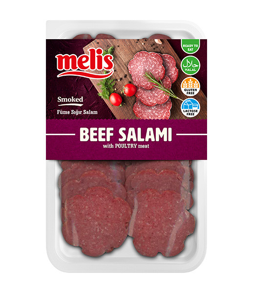 Melis Beef & Turkey flower Salami 12x80g