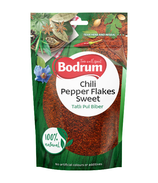 Bodrum Spice Chilli Pepper Flakes (Sweet) (Pul Biber Tatli) 6x250g