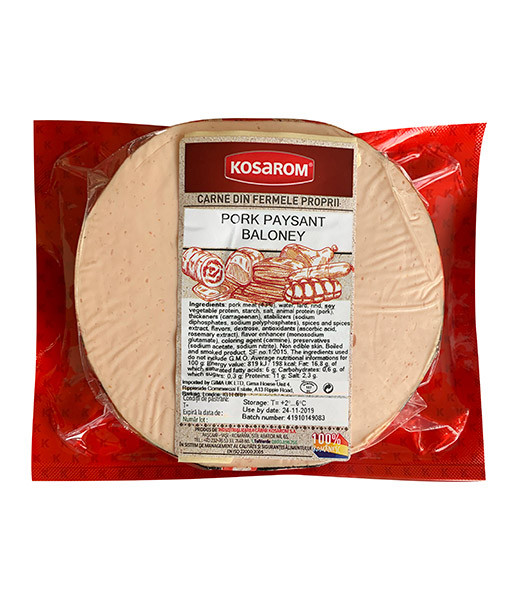 Kosarom Smoked Baloney with Pork (5.2) Kg