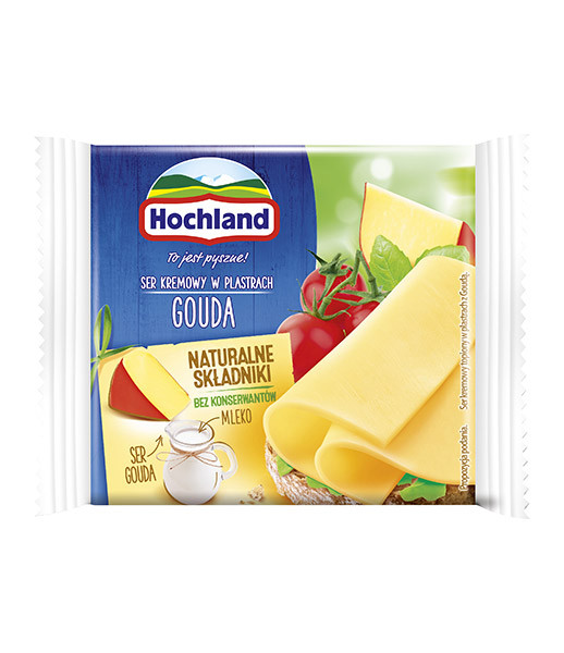 Hochland (22) Slices Cheese Gouda 10x130g