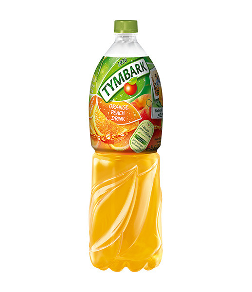 Tymbark Orange & Peach (Aseptic Bottle) 6x2L