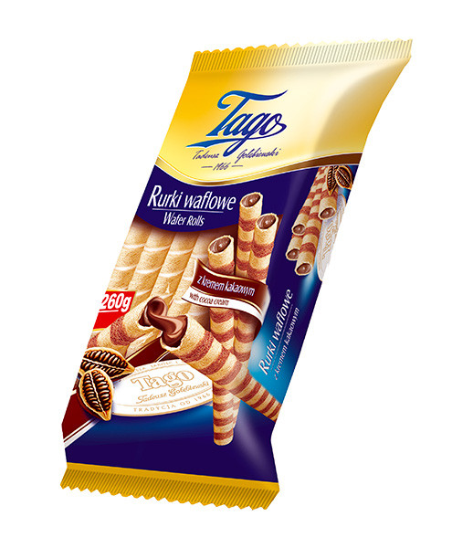 Tago (02) Wafer Rolls with Cocoa 24x260g