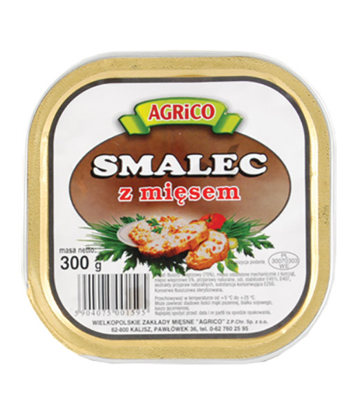 Agrico Lard with Meat (Smalec Z Miesem) 6x300g