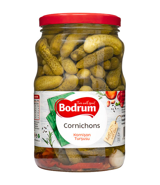 Bodrum 1700cc Cornichons Pickled (120/150) 6x1650g