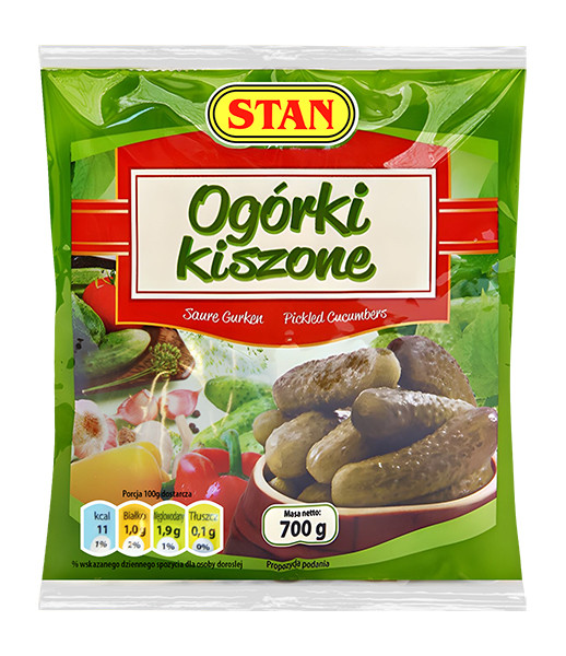 Stan Cucumbers in Bag (Ogorek kwaszony) 10x700g