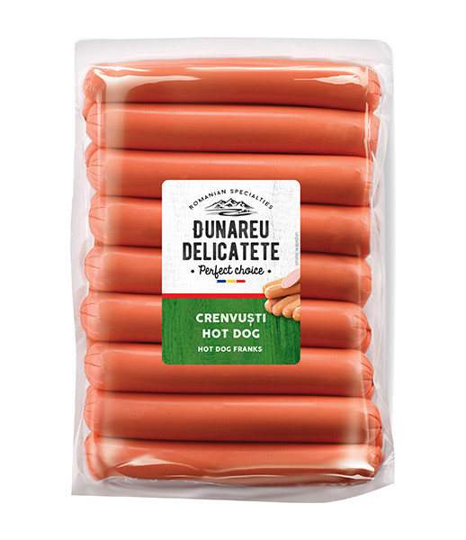 Dunareu Hot Dog Franks (Crenvusti) (10) 1x1000g