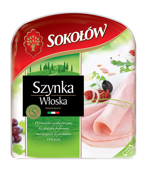 Sokolow Sliced Italian Ham (10)    1x140g