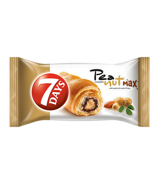 7Days Max Peanut Cocoa Croissants 20x80g