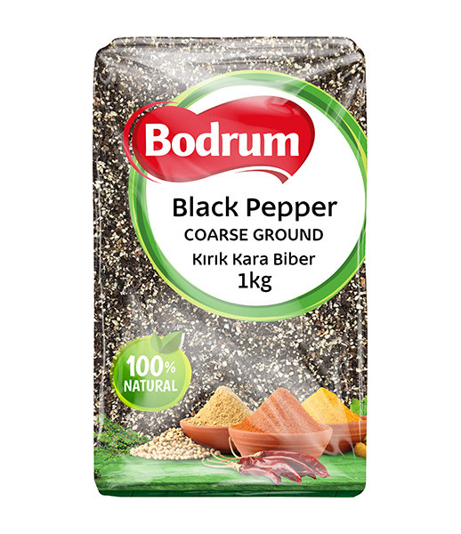 Bodrum Spice Black Pepper Coarse Ground (Kirik Karabiber) 1kg