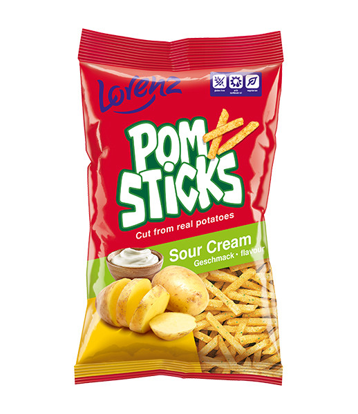 Lorenz Pomsticks Sour Cream 14x85g