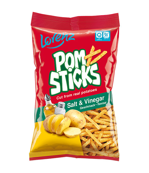 Lorenz Pomsticks Salt & Vinegar14x85g